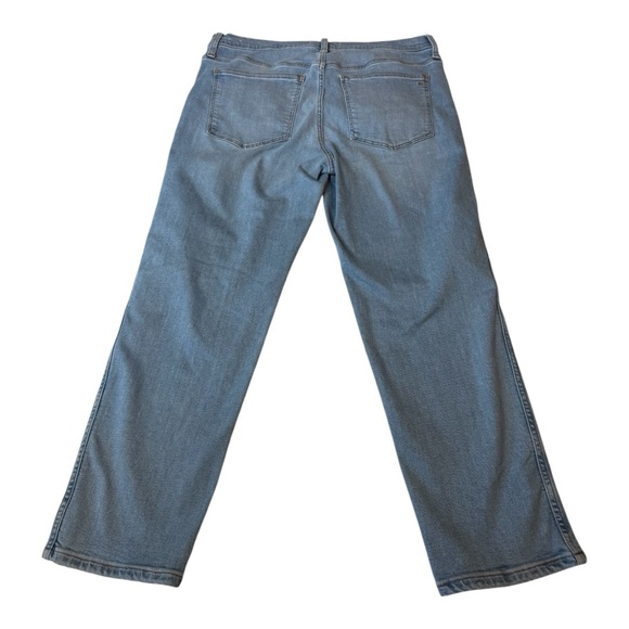 Madewell Mid-Rise Stovepipe Jeans Abell Wash Size 31P NF750 Stretch Sustainable - Picture 13 of 15